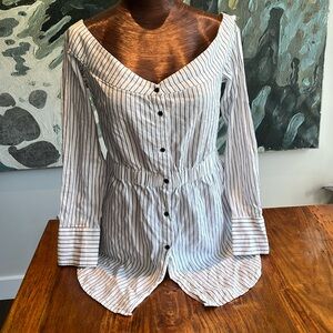 Dynamite Long Sleeve Off Shoulder Top -Size S